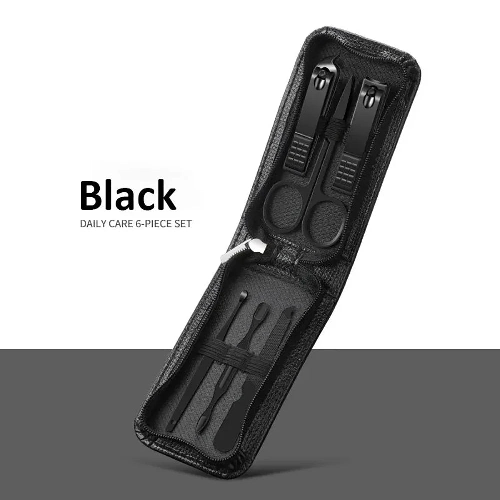 6/10 Piece Portable Household Nail Scissors Set Household High End Men And Women Special Nail Clippers Manicure Beauty Tools