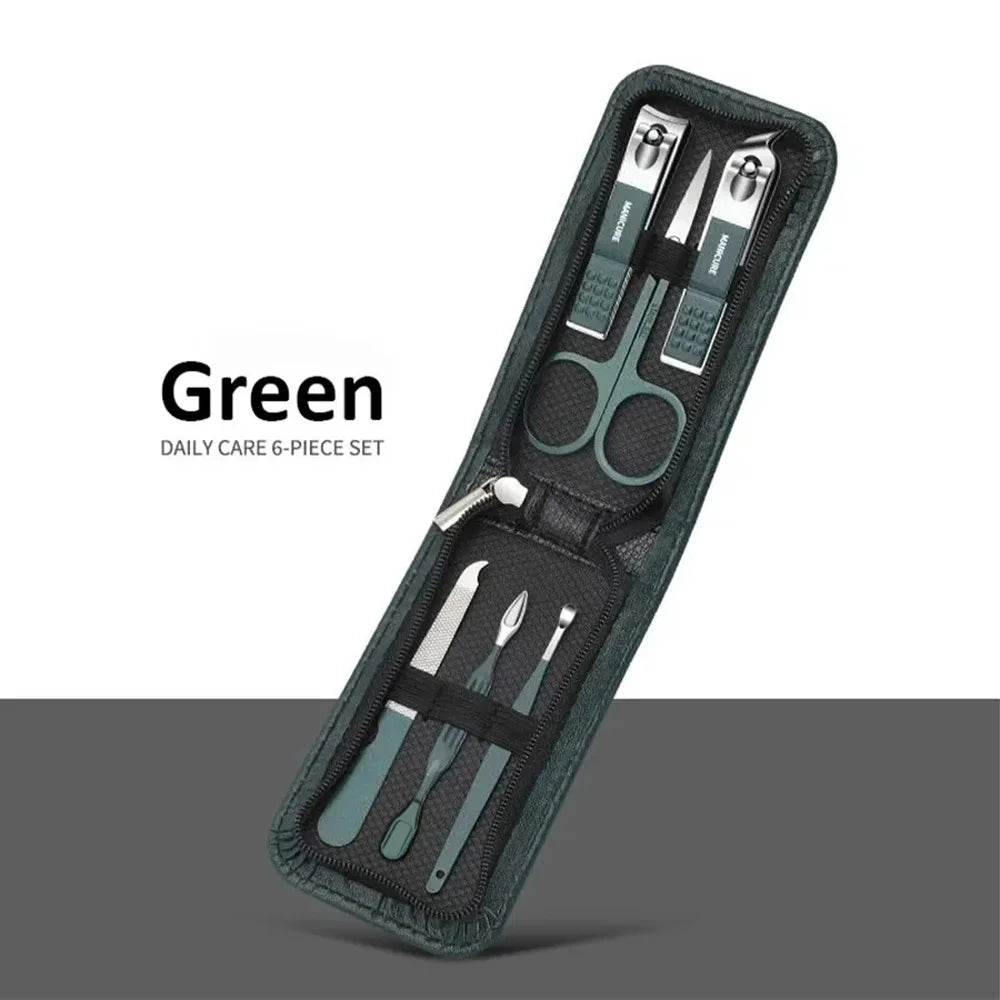 6/10 Piece Portable Household Nail Scissors Set Household High End Men And Women Special Nail Clippers Manicure Beauty Tools